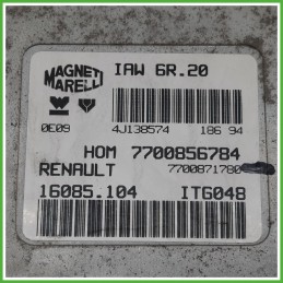 Centralina Motore Iniezione ECU MAGNETI MARELLI IAW6R.20 RENAULT TWINGO 1a Serie 1.2 40kw 7700856784 1992 1998