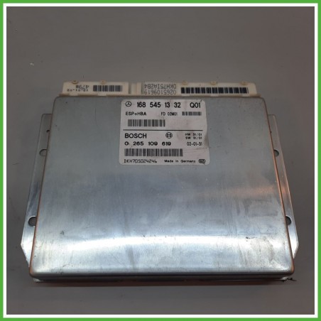 Centralina Controllo Elettronico Stabilita ESP+HBA BOSCH 0265109619 MERCEDES-BENZ Classe A W168 CDI 1685451332 2001 2004