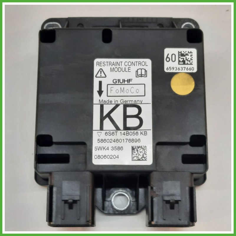 Centralina Airbag CONTINENTAL 5WK43586 FORD FIESTA CBK 1.4 6S6T14B056KB 2005 2008