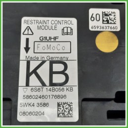 Centralina Airbag CONTINENTAL 5WK43586 FORD FIESTA CBK 1.4 6S6T14B056KB 2005 2008