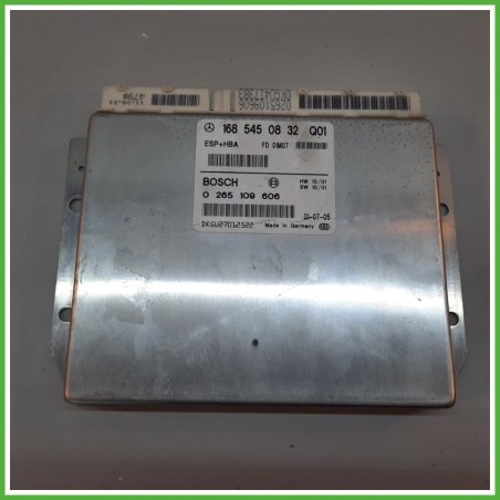 Centralina Controllo Elettronico Stabilita ESP+HBA BOSCH 0265109606 MERCEDES-BENZ Classe A W168 A1685450832 2001 2004