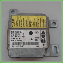 Centralina Airbag BOSCH 0285001157 RENAULT CLIO 2a Serie 1.2 7700428310 1998 2001