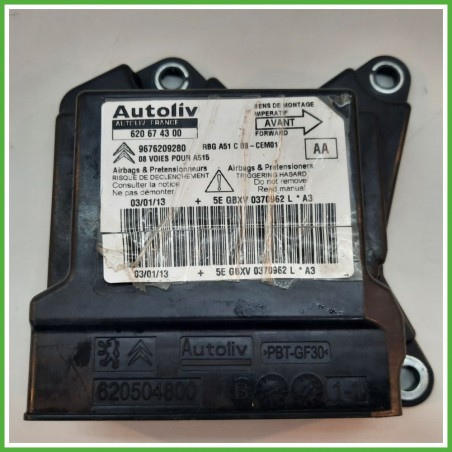 Centralina Airbag AUTOLIV 620674300 CITROEN C3 A51 1.4 9676209280 2013 2017