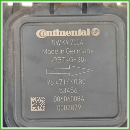 Debimetro Misuratore Massa Aria CONTINENTAL 5WK97004 CITROEN NEMO VP 1.4 1920GG 2008 2015