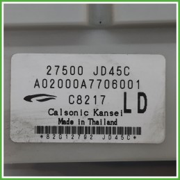 Comandi Clima AC Riscaldamento Condizionatore CALSONIC C8217 NISSAN QASHQAI J10E/JJ10E 1.5 dCi 27500JD45C 2007 2010