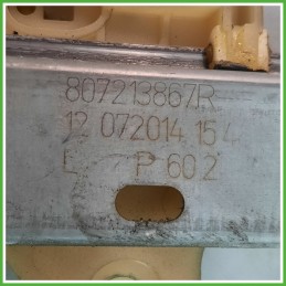 Alzacristalli Alzavetro Elettrico Anteriore Sinistro SX RENAULT CLIO 4a Serie 807213867R 2012 2016