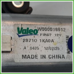 Tergi Lunotto NISSAN JUKE F15E 1.5 dCi 287101KA0A 2010 2018 VALEO W000018912