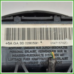 Airbag Guidatore Sinistro SX CITROEN C4 1.6 16V 96471578 2004 2010 CITROEN 5424122