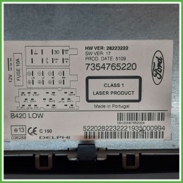 Autoradio FORD KA CCU 1.3 1800928 2008 2017 FORD 7354765220