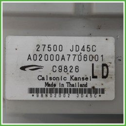 Comandi Clima AC Riscaldamento Condizionatore CALSONIC C9626LD NISSAN QASHQAI J10E/JJ10E 1.5 dCi 27500JD45C 2007 2010