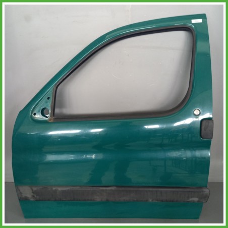 Porta Portiera Sportello Anteriore Sinistra SX VERDE PEUGEOT RANCH 0 1996 2002 Originale Usato