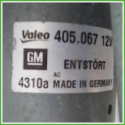 Tergi Cristallo OPEL CORSA S07 1.3 16V 13432685 2006 2011 VALEO 405.067