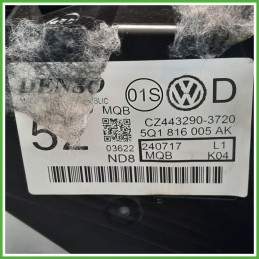 Scatola Evaporatore Ventilatore Climatizzatore DENSO CZ443290-3720 SKODA OCTAVIA 5E 2.0 TDI 5Q1820007D 2016 2019