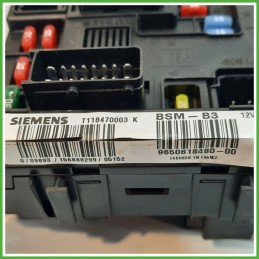 Body Computer Centralina Modulo BCM BSI SIEMENS T118470003K PEUGEOT 1007 1.4 9650618480 2005 2010