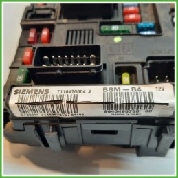 Body Computer Centralina Modulo BCM BSI SIEMENS T118470004J PEUGEOT 207 1.6 16V 9643498780 2006 2009