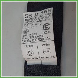 Cintura di Sicurezza Posteriore Destro DX (Lato Passeggero) SUBARU XV 2.0 64660FJ101VI 2012 2017