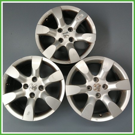 Cerchio Singolo in Lega PEUGEOT 307 (dal 07/2005 al 07/2008) 16 pollici 16" 6.5J 4x108 ET 31 originale usato al pz