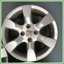 Cerchio Singolo in Lega PEUGEOT 307 (dal 07/2005 al 07/2008) 16 pollici 16" 6.5J 4x108 ET 31 originale usato al pz