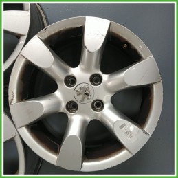 Cerchio Singolo in Lega PEUGEOT 307 (dal 07/2005 al 07/2008) 16 pollici 16" 6.5J 4x108 ET 31 originale usato al pz