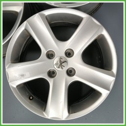 Cerchio Singolo in Lega PEUGEOT 307 (dal 04/2001 al 12/2006) 16 pollici 16" 6.5J 4x108 ET 31 originale usato al pz