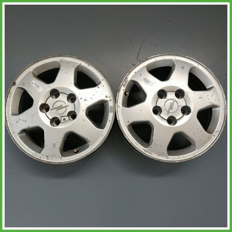 Cerchio Singolo in Lega OPEL ZAFIRA (T98) (dal 03/1999 al 12/2005) 15 pollici 15" 6.0J 5x110 ET 43 originale usato al pz