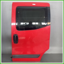 Porta Portiera Sportello Posteriore Sinistra SX ROSSO FIAT QUBO 3N Monovolume 2008 2017 Originale Usato