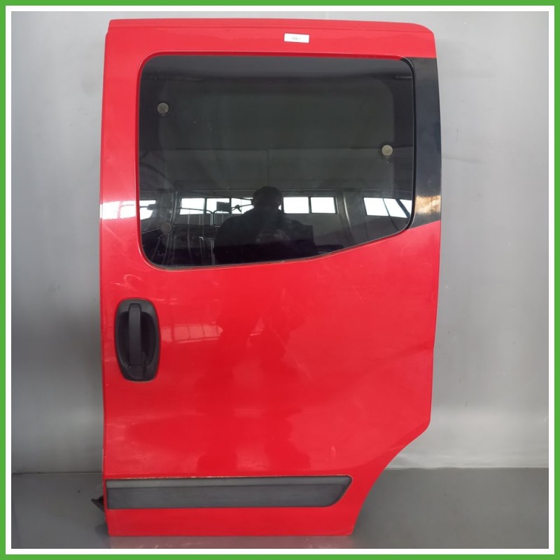 Porta Portiera Sportello Posteriore Sinistra SX ROSSO FIAT QUBO 3N Monovolume 2008 2017 Originale Usato