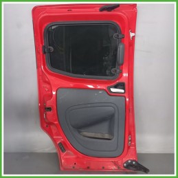 Porta Portiera Sportello Posteriore Sinistra SX ROSSO FIAT QUBO 3N Monovolume 2008 2017 Originale Usato