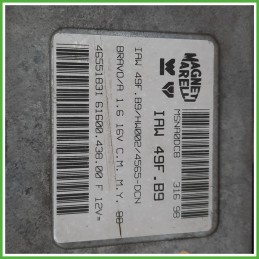 Centralina Motore Iniezione ECU MAGNETI MARELLI IAW49F.89 FIAT BRAVO 1L 16V 76kw 46551831 1998 2002