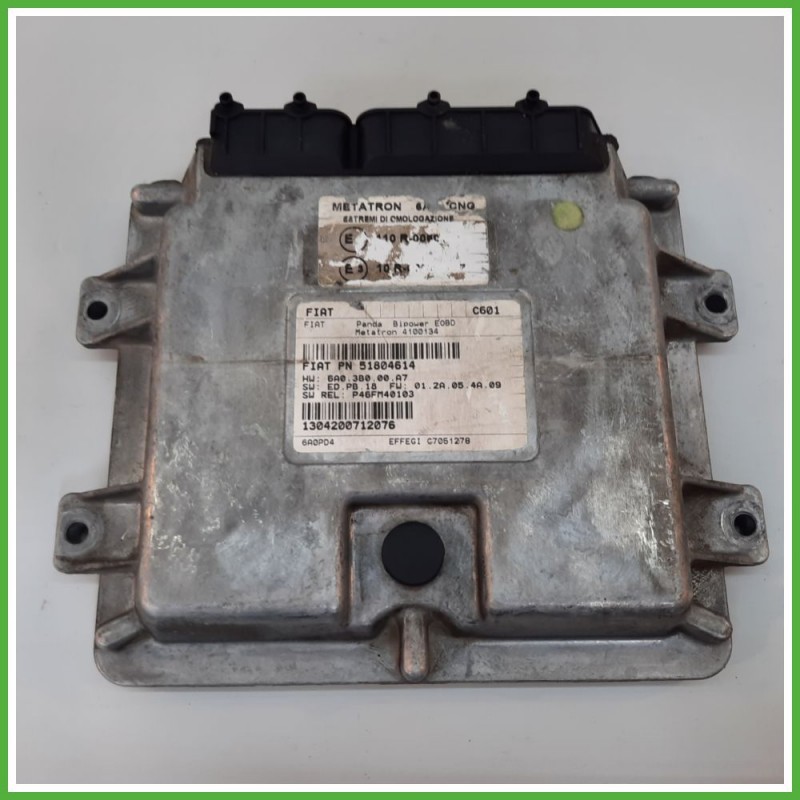 Centralina Motore Iniezione GAS METATRON 4100134 FIAT PANDA 2Q 1.2 44kw 51804614 2003 2010