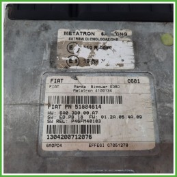 Centralina Motore Iniezione GAS METATRON 4100134 FIAT PANDA 2Q 1.2 44kw 51804614 2003 2010