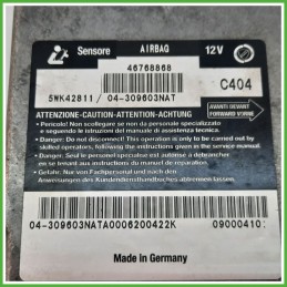 Centralina Airbag SIEMENS 5WK42811 FIAT BRAVO 1L 16V 46768868 1998 2002