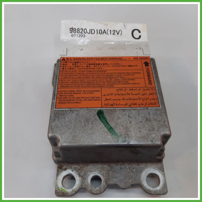 Centralina Airbag NISSAN QASHQAI J10E/JJ10E 1.5 dCi 98820JD10A 2007 2010
