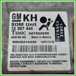 Centralina Airbag TEMIC 327963935 OPEL ZAFIRA P12 1.6 13367444 2011 2019