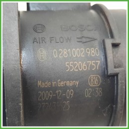 Debimetro Misuratore Massa Aria BOSCH 0281002980 FORD KA CCU 1.3 1542478 2008 2017