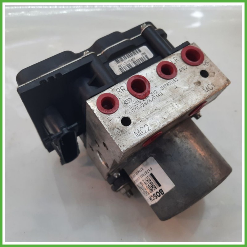 Centralina ABS Modulo Pompa BOSCH 0265950620 51787092 FIAT GRANDE PUNTO 2Y Originale Usato