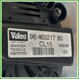 Alternatore VALEO TG15C118 PEUGEOT 308 9646321780