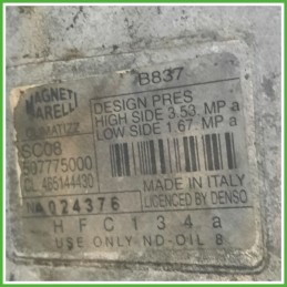 Compressore Clima AC Aria Condizionata MAGNETI MARELLI SC08 FIAT BRAVO 1L 5077750000