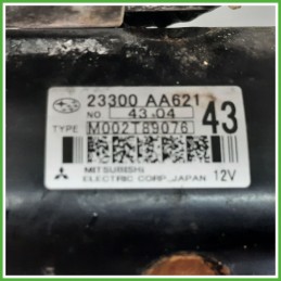 Motorino Avviamento MITSUBISHI M002T89076 SUBARU XV 23300AA621
