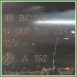 Motorino Avviamento BOSCH 0001108234 FIAT CROMA 2T 1005831290