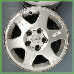 Cerchio Singolo in Lega OPEL ZAFIRA (T98) (dal 03/1999 al 12/2005) 15 pollici 15" 6.0J 5x110 ET 43 originale usato al pz