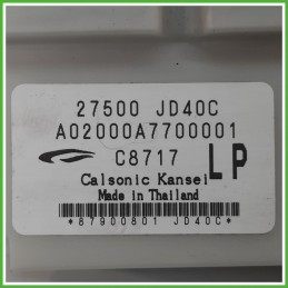 Comandi Clima AC Riscaldamento Condizionatore CALSONIC C8717 NISSAN QASHQAI J10E/JJ10E 1.6 16V 27500JD40C 2007 2010