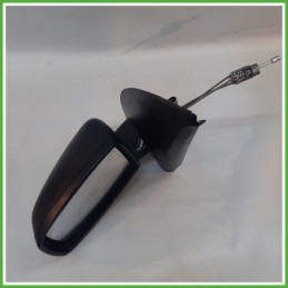 Specchio Specchietto Retrovisore Sinistro SX GOFFRATO FIAT PANDA 2Q 2003 2010 FICOSA FICOMIRRORS 011003 Originale Usato