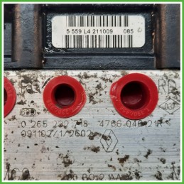 Centralina ABS Modulo Pompa BOSCH 0265801018 6001550913 DACIA SANDERO Originale Usato