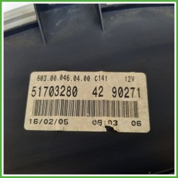 Quadro strumenti contachilometri tachimetro FIAT PUNTO 2U 1.3 16V 51703280