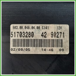 Quadro strumenti contachilometri tachimetro FIAT PUNTO 2U 1.3 16V MJT 51703280
