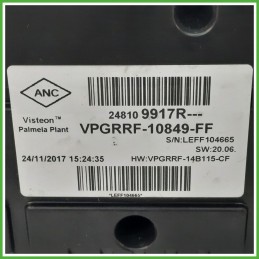Quadro strumenti contachilometri tachimetro VISTEON VPGRRF-10849-FF RENAULT CLIO 4a Serie 8V dCi 248109917R
