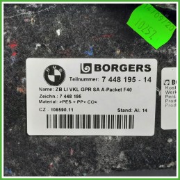 Rivestimento bagagliaio Posteriore Sinistro SX BMW Serie 1 5P F40 Berlina 5 Porte 51477448195 2019