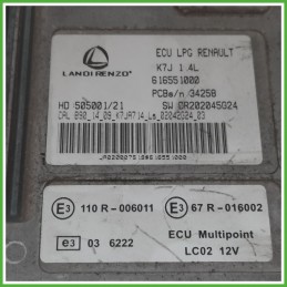 Centralina Motore Iniezione GAS LANDI RENZO 616551000 DACIA SANDERO 1.4 55kw DR202045G24 2008 2013
