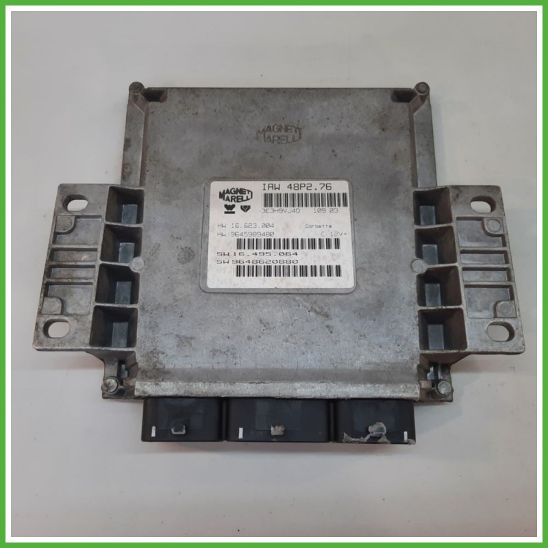 Centralina Motore Iniezione ECU MAGNETI MARELLI IAW48P2.76 PEUGEOT 206 1.1 44kw 9645989480 1998 2009